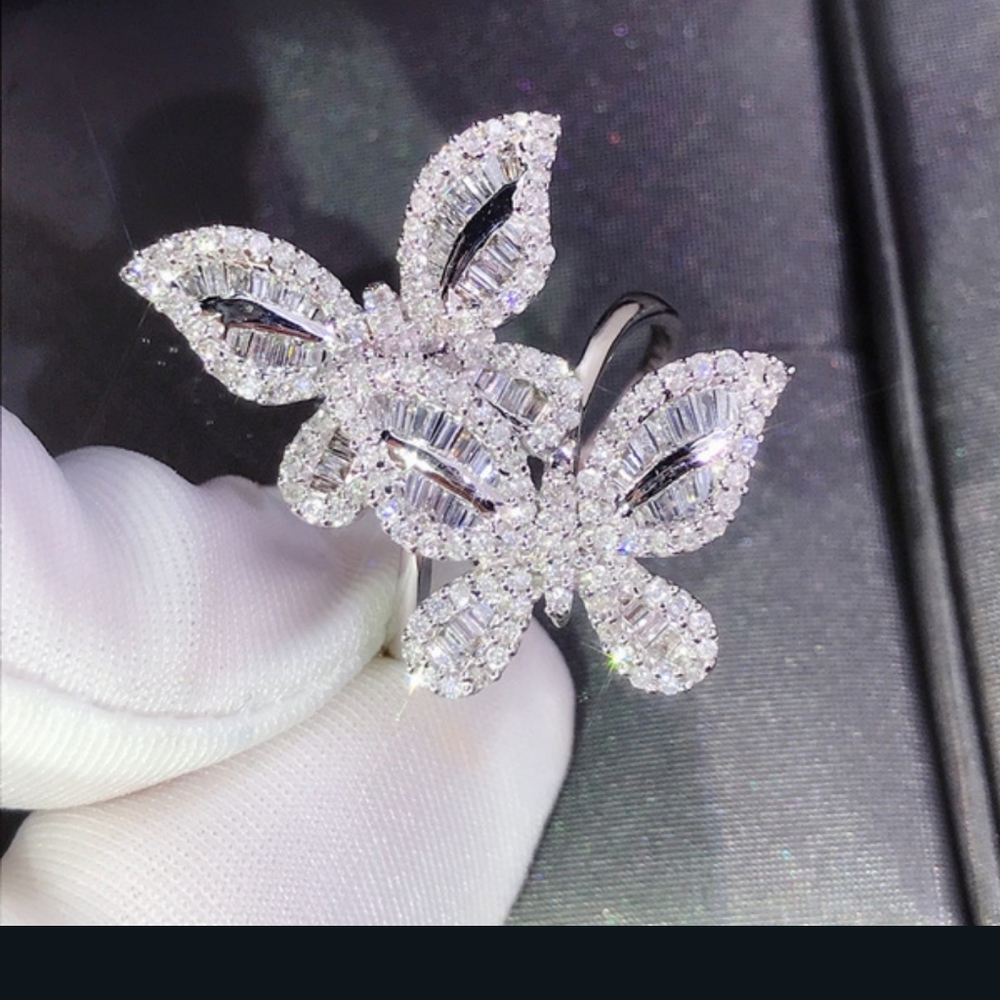 Sterling Butterfly ring